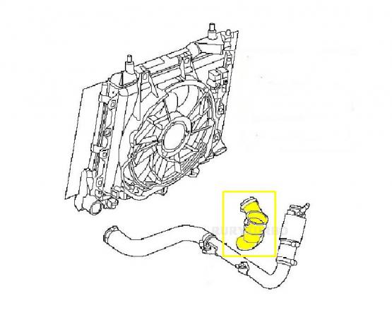 RURA WĄŻ TURBO INTERCOOLERA CHRYSLER PT 2.2 CRD